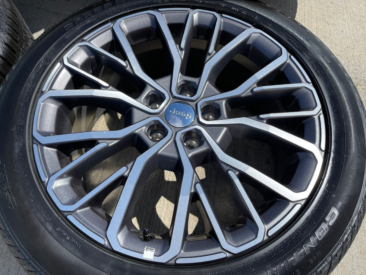 21" Jeep Grand Cherokee L OEM wheels rims 9290 Durango 2024 2025 2026 NEW Texas Truck Tire