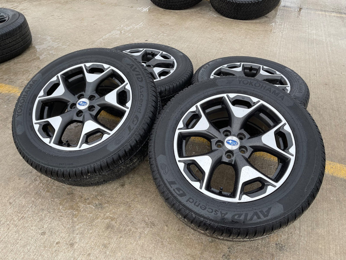 17" Subaru XV Crosstrek OEM 68855 wheels rims tires 2022 2023 2024 2025 2026 Texas Truck Tire