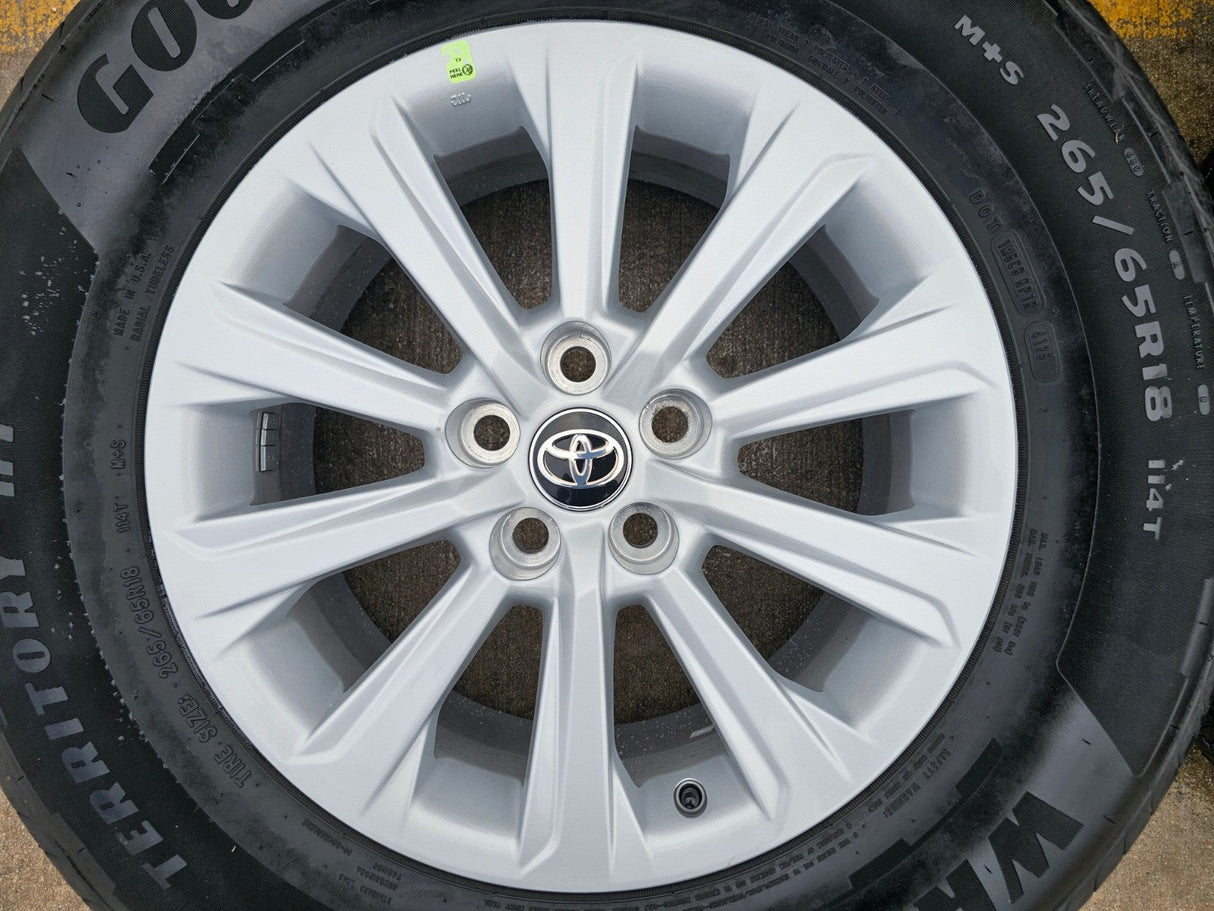 18" Toyota Grand Highlander OEM 10525 wheels rims tires Lexus TX350 GOODYEAR Texas Truck Tire