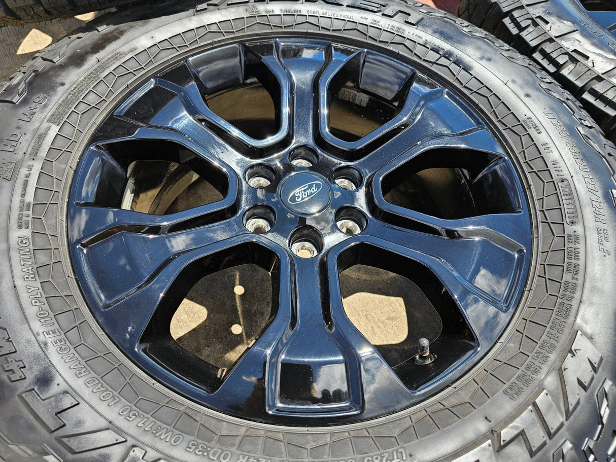 20" Ford F-150 PLATINUM OEM rim wheel 10348 Expedition FALKEN A/T4 35" Texas Truck Tire
