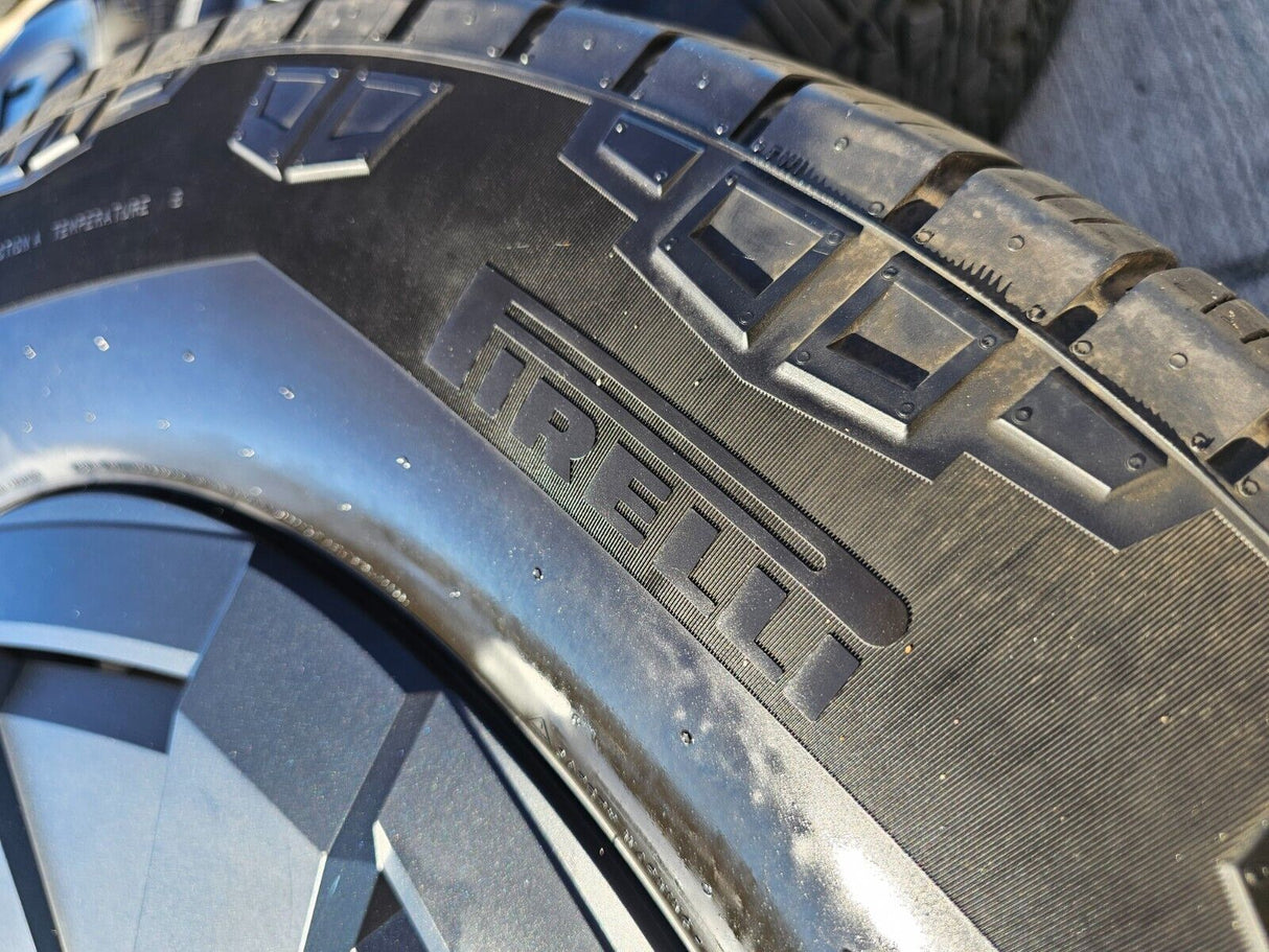 20" Tesla Cyber Truck OEM black wheels rims tires 2024 2025 Cybertruck NEW Texas Truck Tire