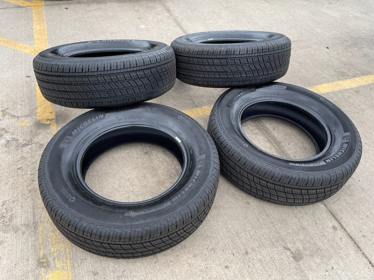 265/65/18 Michelin Primacy LTX tires F-150 Silverado 265/65r18 NEW TAKE OFFS Texas Truck Tire