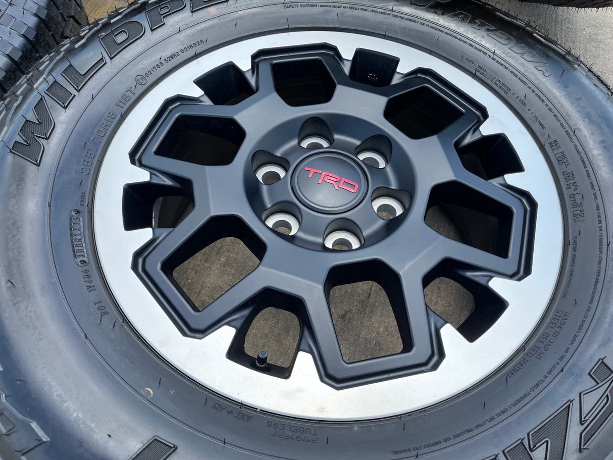 18" Toyota Tacoma 4Runner TRD OEM 94199 wheels rims tires 2024 2025 2026 NEW Texas Truck Tire