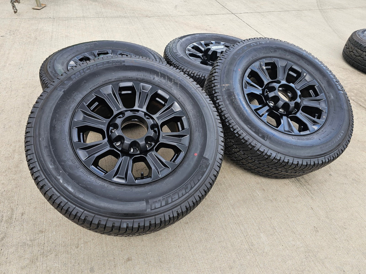 18" Ford F-250 F-350 TREMOR OEM rims wheels 10097 tires NEW MICHELIN A/T2 Texas Truck Tire