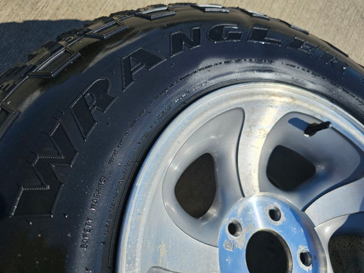 15" Chevy S10 Blazer Chevy wheels rims 5063 GMC NEW tires 5x120 5x4.75 2000 2004 Texas Truck Tire