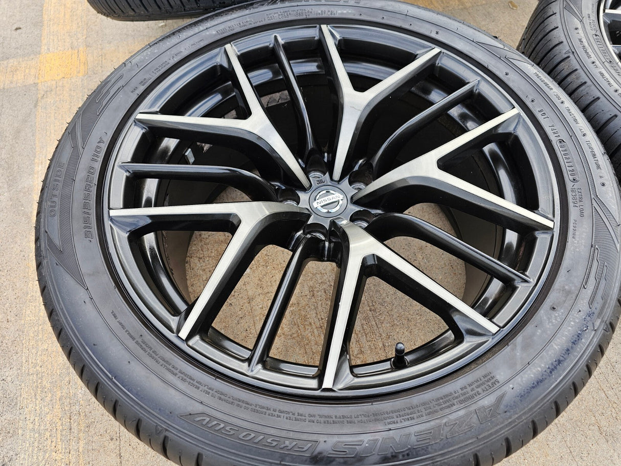 20" Nissan GT-R OEM wheels rims RAYS 62801 62200 GTR 2019 2020 2022 2023 2024 Texas Truck Tire