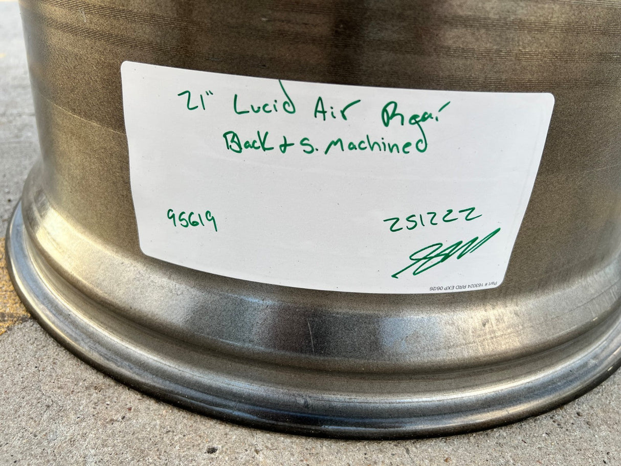 21" 21x9.5 Lucid Air OEM 95619 Grand Touring wheel rim REAR 2023 2024 2025 2026 Texas Truck Tire