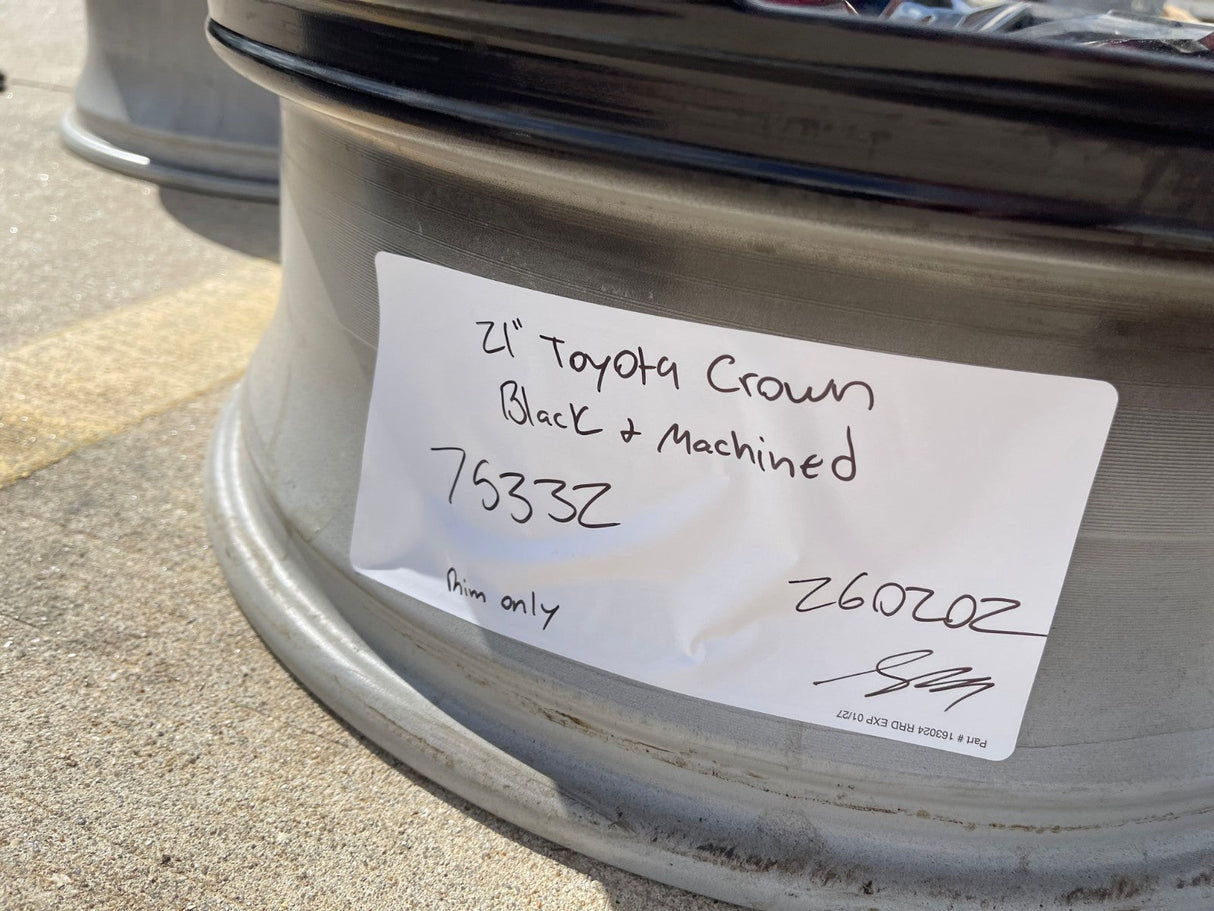 21" Toyota Crown Signia OEM 75332 wheel rim Camry Lexus 2023 2024 2025 2026 Texas Truck Tire