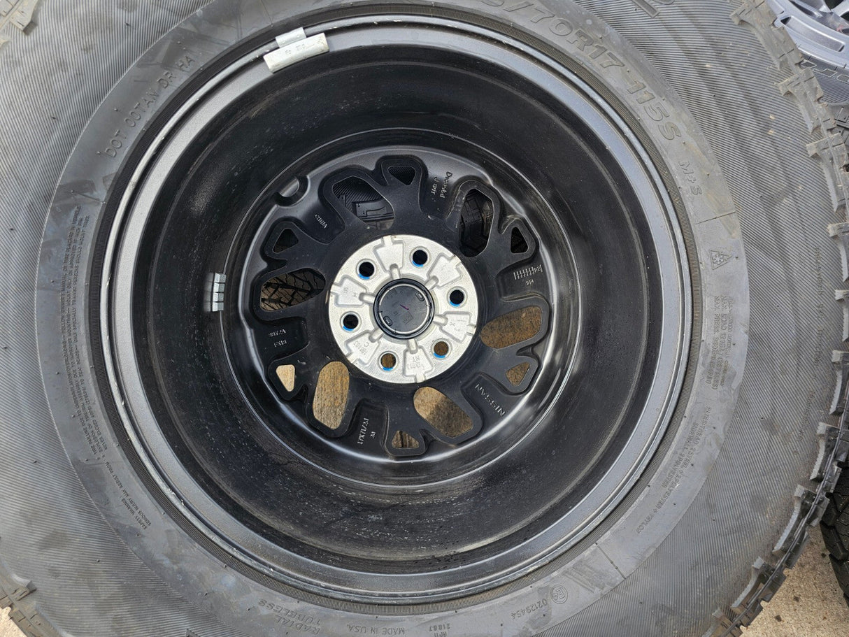 17" Nissan Frontier X-PRO OEM Desert Runner wheels rims tires 2024 2025 2026 NEW Texas Truck Tire