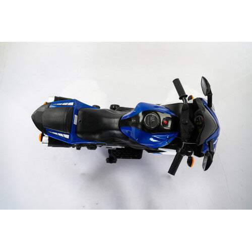 2024 Kids 12V Electric Ride-On Dirt Bike with Training Wheels for Children