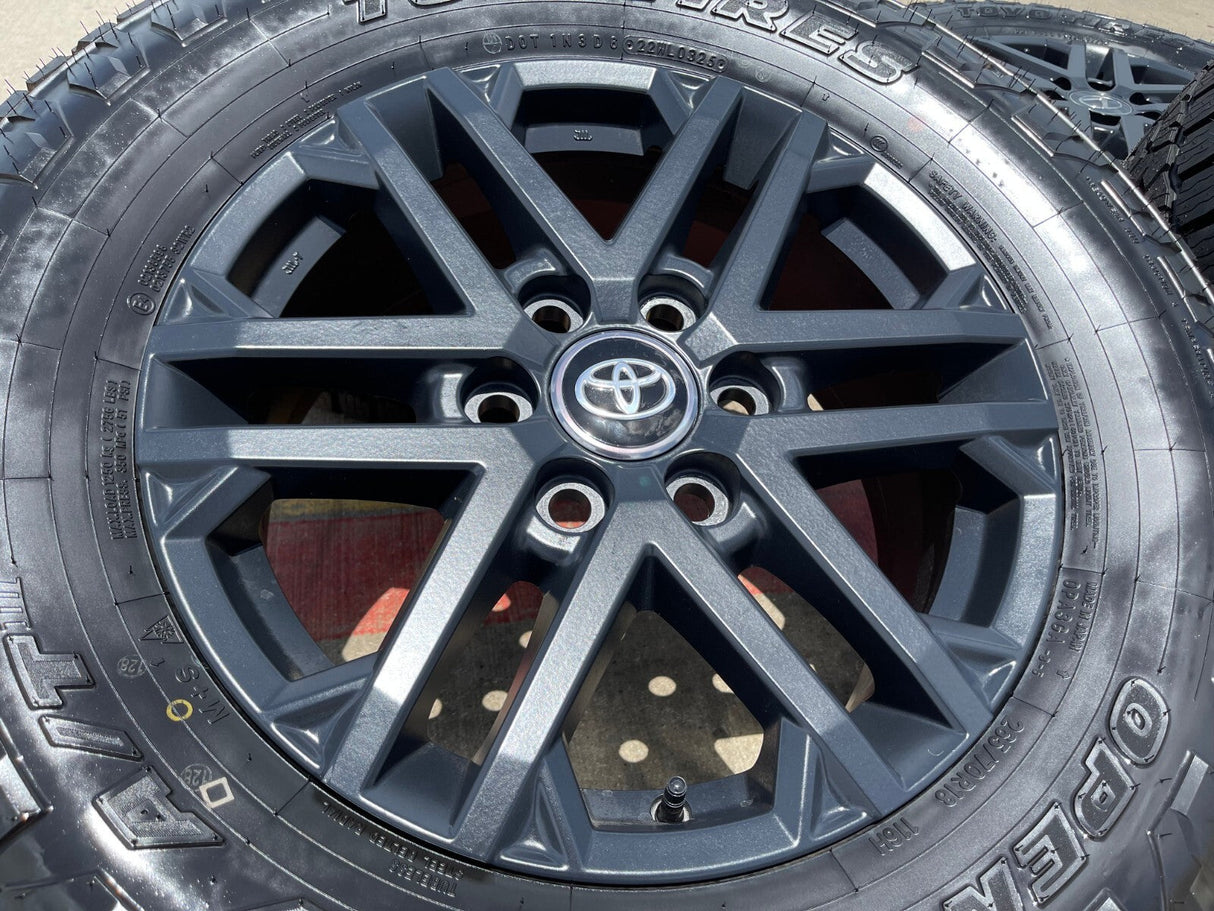 18" Lexus GX550 LX600 Toyota Tundra TRD OEM wheels rims 75281 Sequoia 2026 NEW Texas Truck Tire