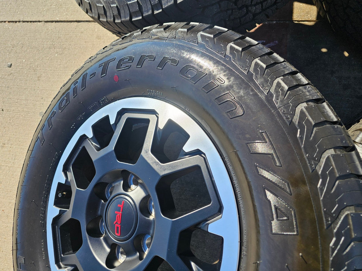 17" Toyota Tacoma 4Runner TRD OEM 10638 wheels rims 2024 2025 2026 BFG NEW Texas Truck Tire