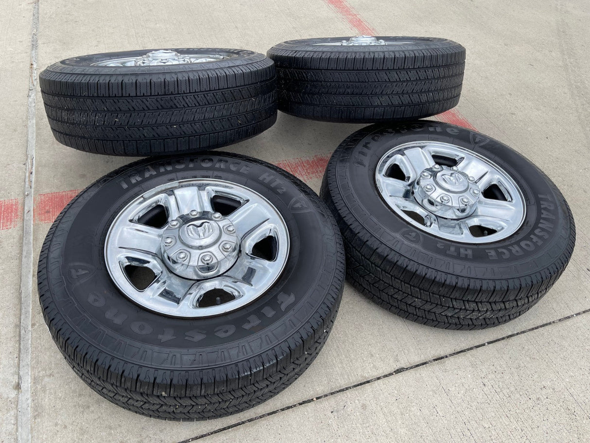 18" Dodge Ram 2500 3500 STEEL chrome OEM 2473 wheels rims 2023 2024 2025 2026 Texas Truck Tire