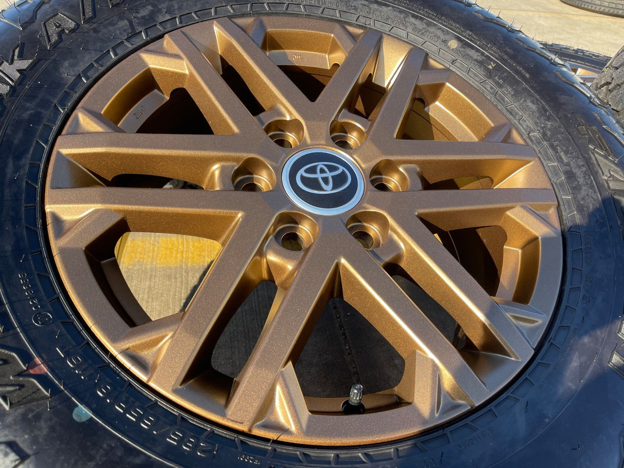 18" Toyota Tundra TRD OEM wheels rims 75281 Sequoia LX600 2025 2026 NEW FALKEN Texas Truck Tire