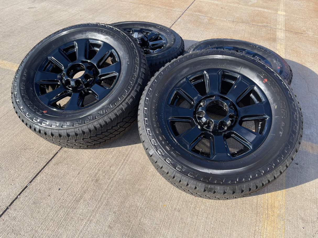 20" Ford F-250 F-350 Platinum OEM rims wheels 10103 tires BRIDGESTONE A/T NEW Texas Truck Tire