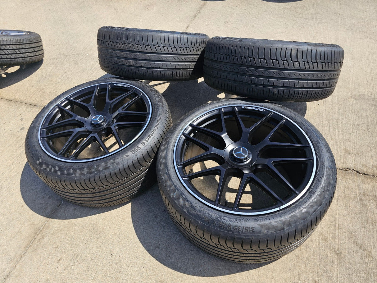 22" Mercedes GLE63 GLE43 GLE53 AMG OEM wheels rims 2020 2021 2022 2023 2024 2025 Texas Truck Tire