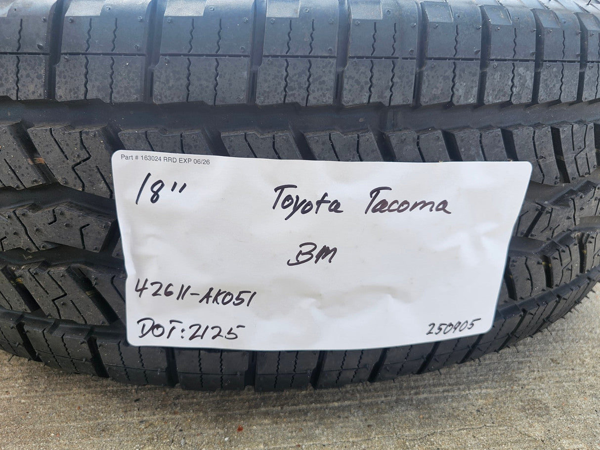 18" Toyota Tacoma 4Runner TRD OEM wheels rims 94199 A/T NEW 2025 2026 Texas Truck Tire