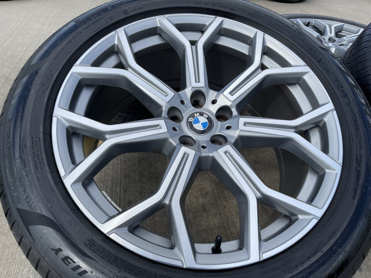 21" BMW X6 X7 OEM 86533 96409 Series 753 wheels rims tires BRIDGESTONE Texas Truck Tire