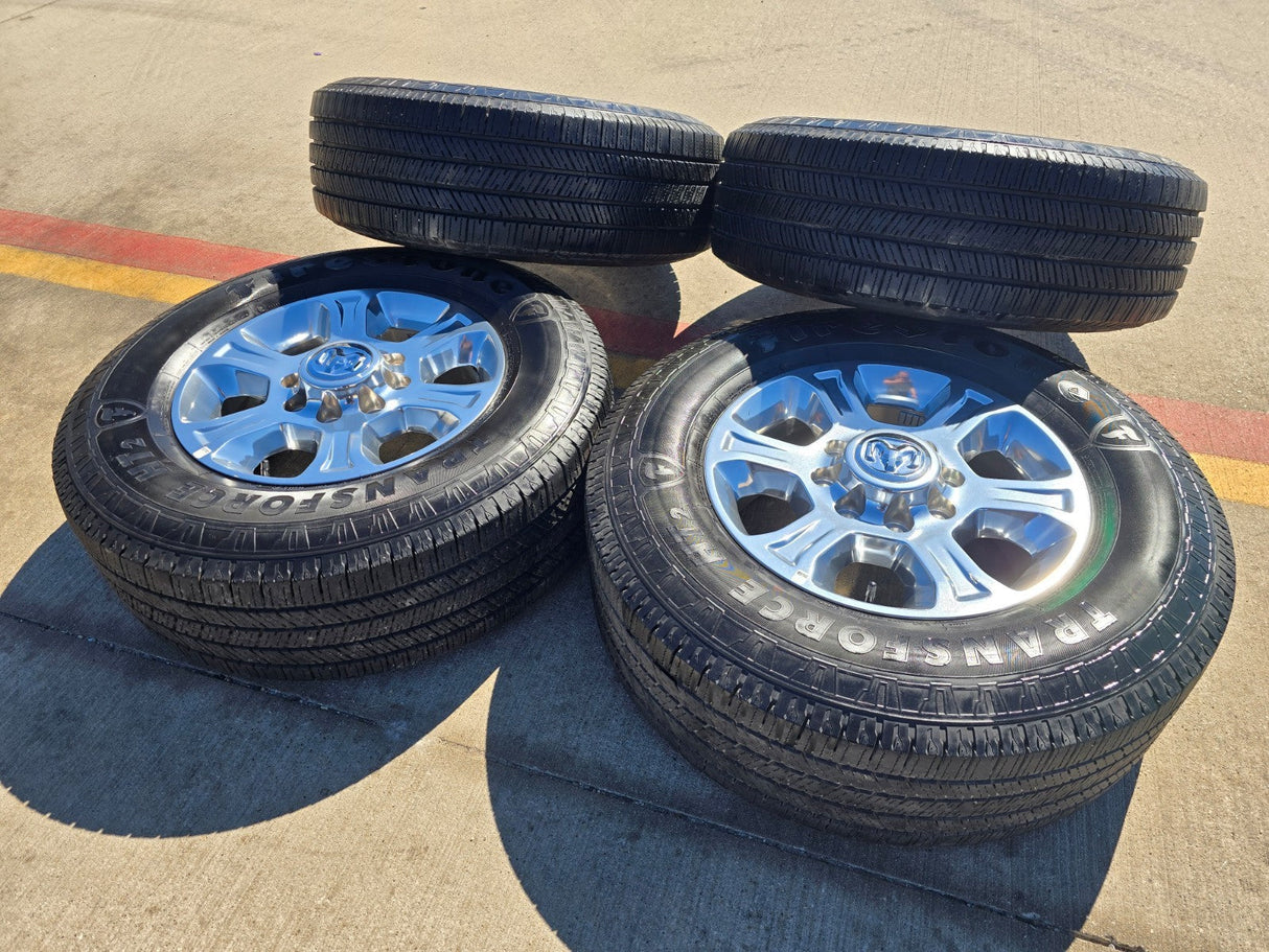 18" Ram 2500 3500 Laramie Power Wagon OEM wheels rims 2692 tires FIRESTONE Texas Truck Tire