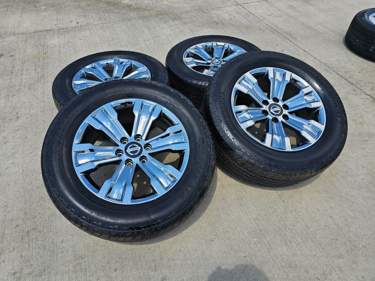 20" Nissan Titan Armada OEM 62753 wheels rims 2018 2019 2020 2022 2023 2024 2025 Texas Truck Tire