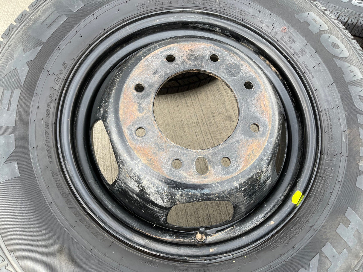 17" Dodge Ram 3500 Dually Laramie 8x200 wheels rims 2703 2704 OEM Texas Truck Tire