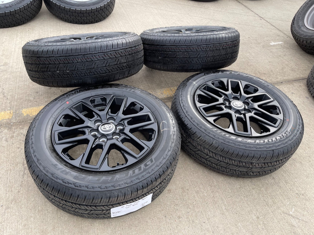 20" Toyota Tundra TRD OEM wheels rims TSS 75276 95295 Sequoia 2024 2025 2026 NEW Texas Truck Tire