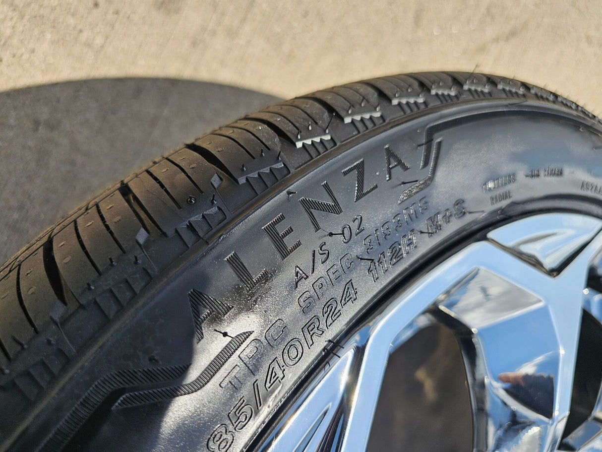 24" GMC Yukon Sierra Tahoe Cadillac Escalade V OEM wheels rims 2025 2026 NEW Texas Truck Tire