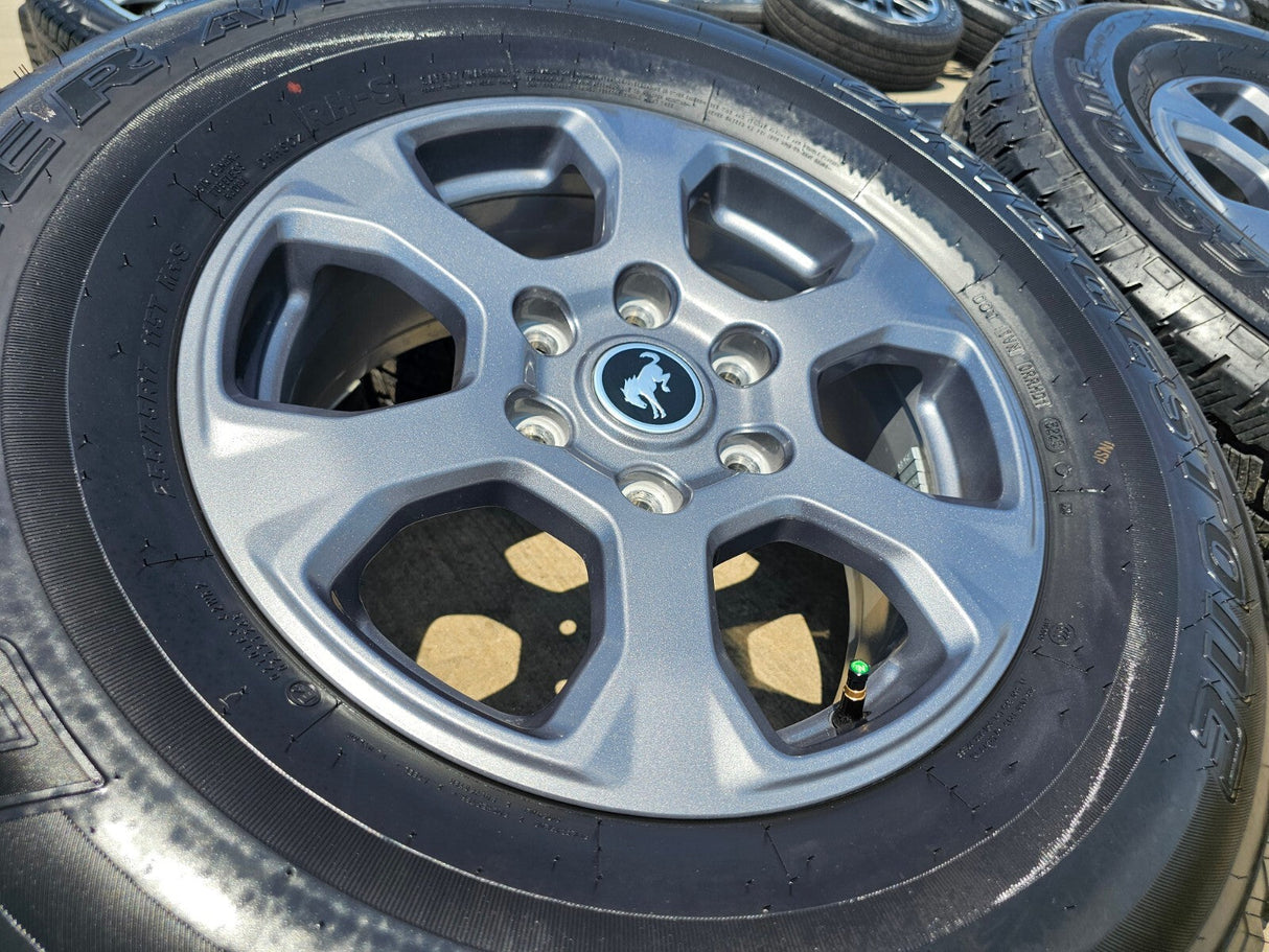 17" Ford Bronco Big Bend wheels rims 10384 OEM Ranger 2023 2024 2025 2026 NEW Texas Truck Tire