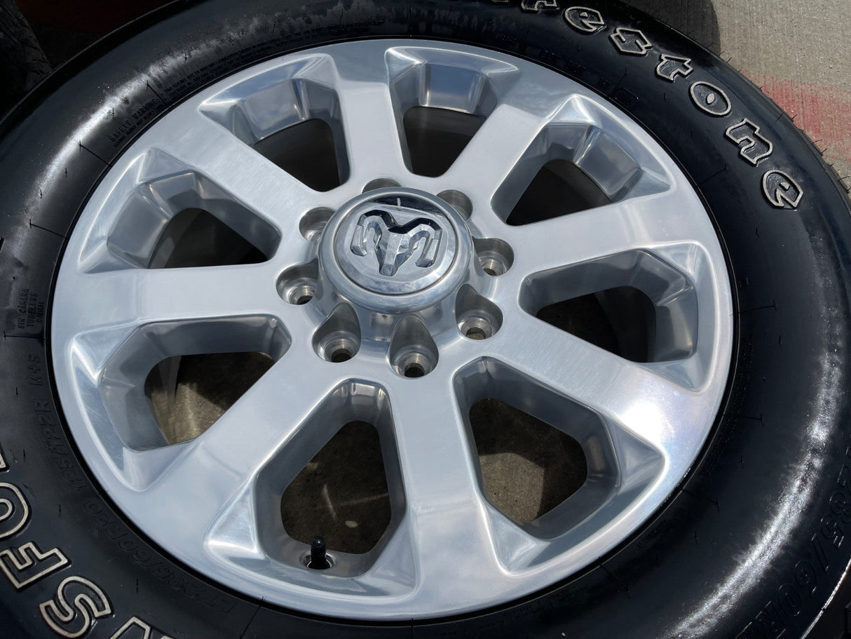 20" Dodge Ram 2500 3500 LARAMIE OEM 2700 wheels rims tires 2023 2024 2025 2026 Texas Truck Tire