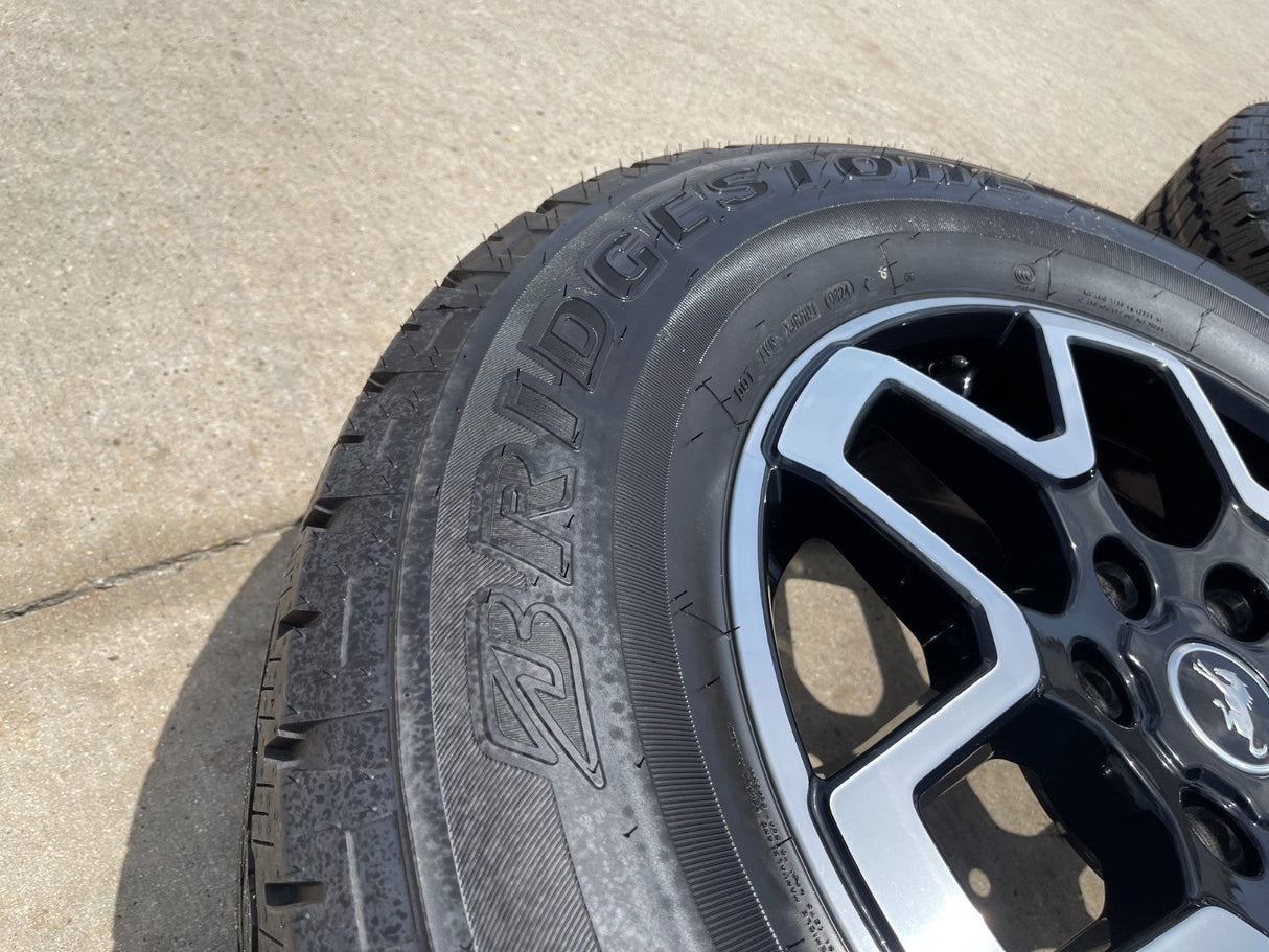 18" Ford Bronco wheels rims black 10389 Ranger tires 2022 2023 2024 2025 Texas Truck Tire