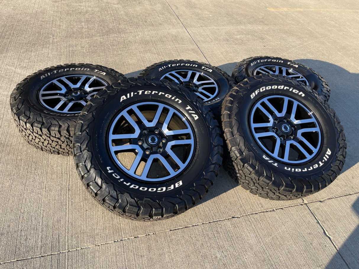 17" INEOS Grenadier OEM black wheels rims 8775 tires 2023 2024 2025 2026 NEW BFG Texas Truck Tire