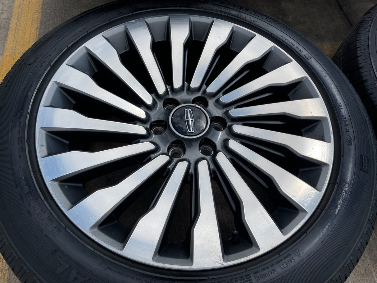 22" Lincoln Navigator OEM 10178 rims wheels BLACK LABEL 2020 2021 2022 2023 2024 Texas Truck Tire