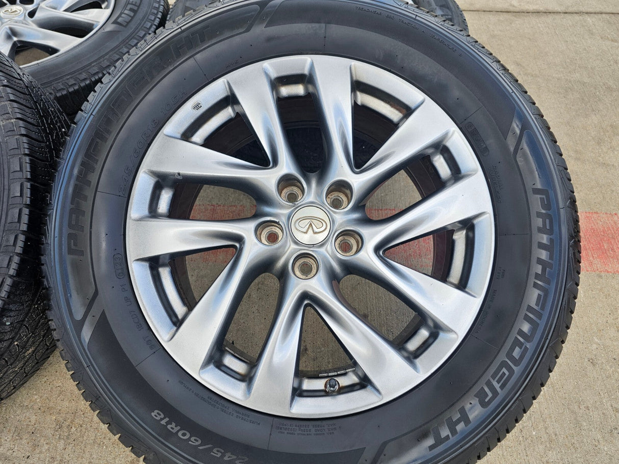18" Infiniti QX60 FX35 FX45 JX35 Nissan Pathfinder OEM 73760 71564 wheels rims Texas Truck Tire