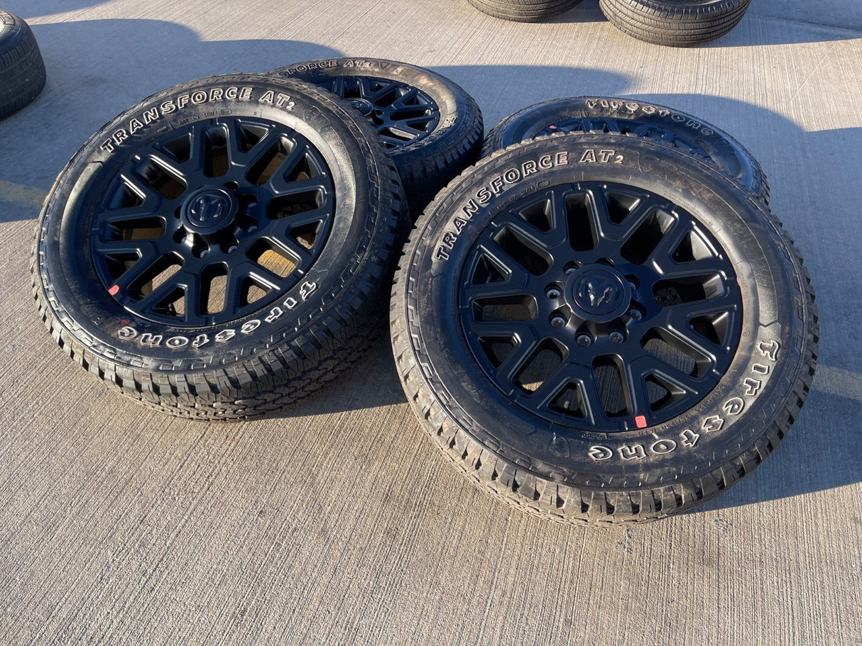 20" Dodge Ram 2500 3500 LARAMIE OEM 51649 wheels rims A/T2 2025 2026 Texas Truck Tire