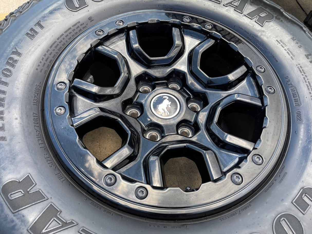 17" Ford Bronco SASQUATCH wheels rims BEADLOCK 10388 Ranger Texas Truck Tire