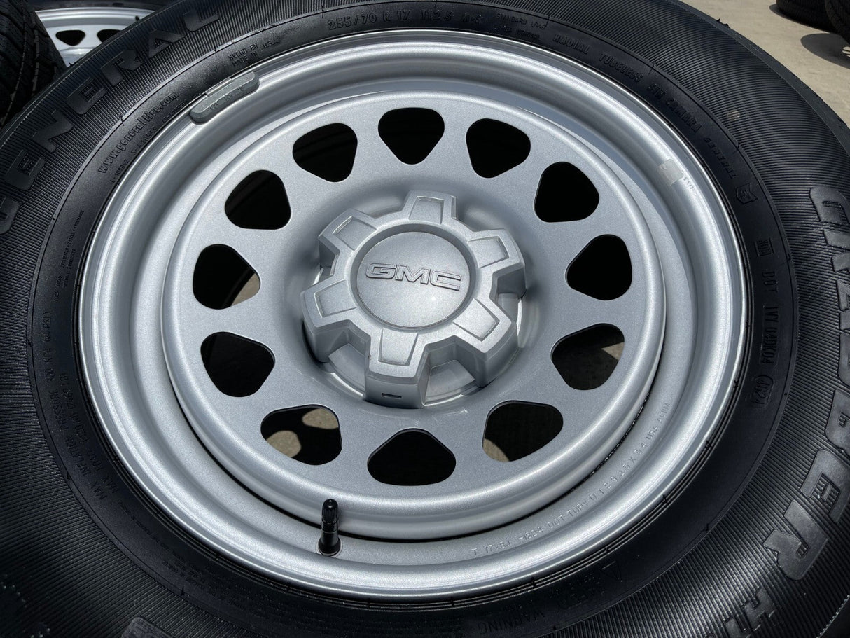 17" GMC Sierra Chevy Silverado Colorado Canyon OEM wheels rims 8130 Yukon NEW Texas Truck Tire