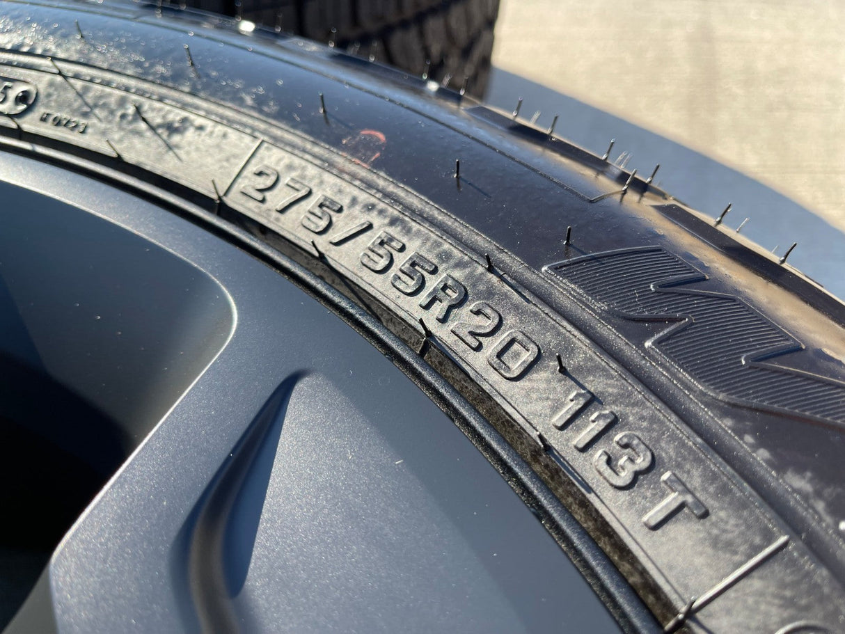 20" Dodge Ram 1500 OEM Laramie Black 2680 wheels rims 2025 2026 FALKEN A/T3 NEW Texas Truck Tire