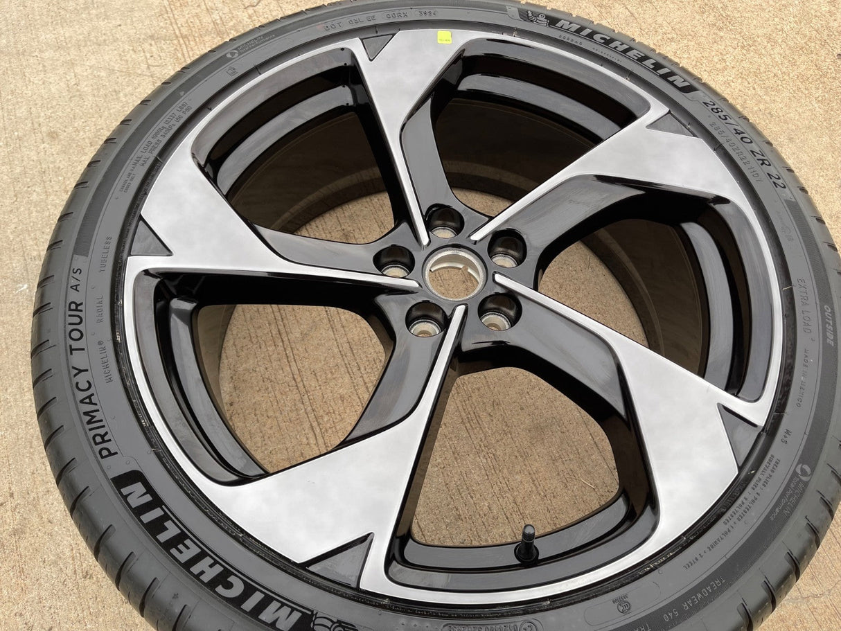22" 22x9.5 Lucid Gravity OEM Grand Touring wheel rim 5x120 2024 2025 2026 FRONT Texas Truck Tire