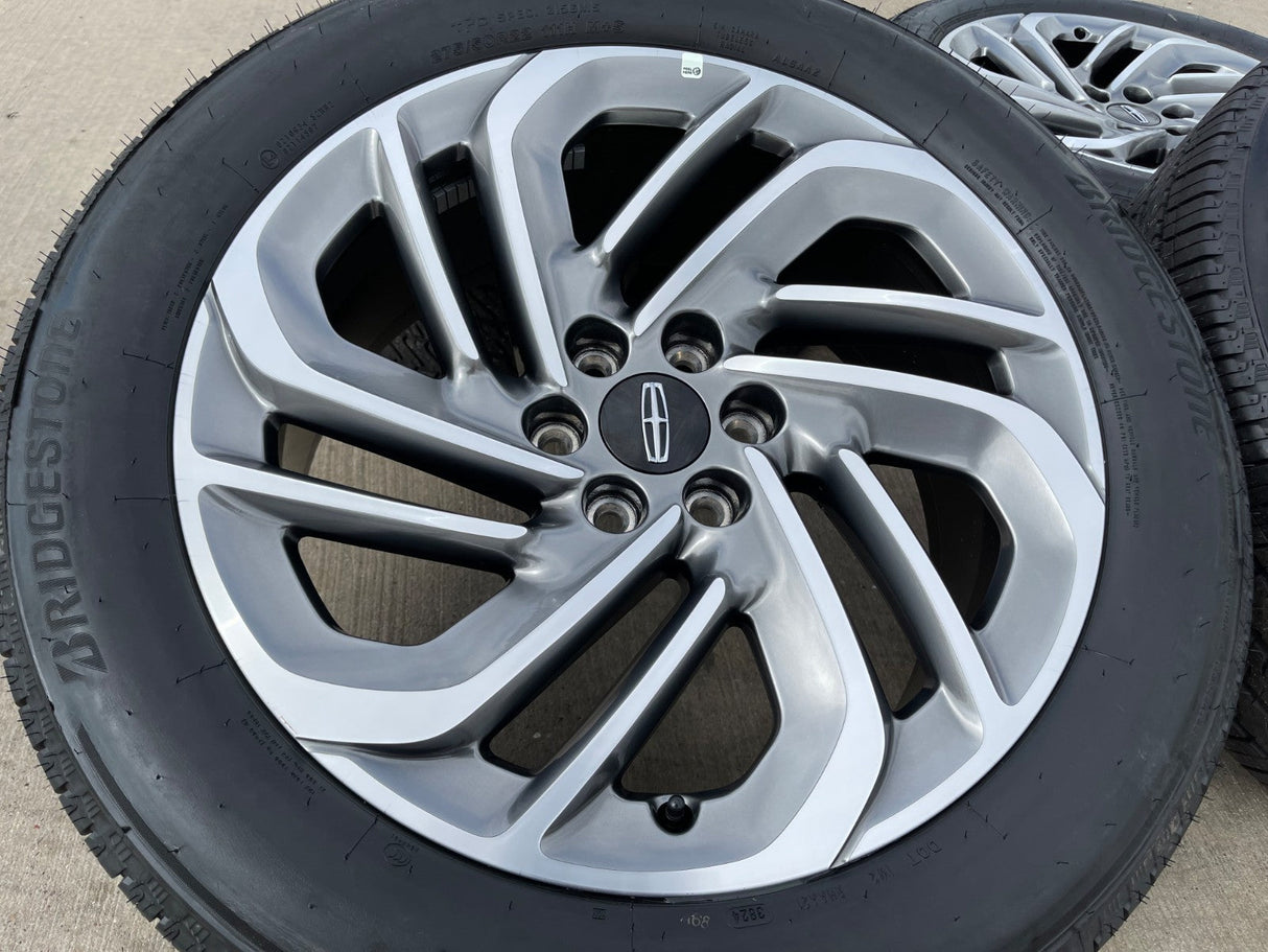 22" Lincoln Navigator OEM 94225 rims wheels BLACK LABEL BRIDGESTONE NEW Texas Truck Tire