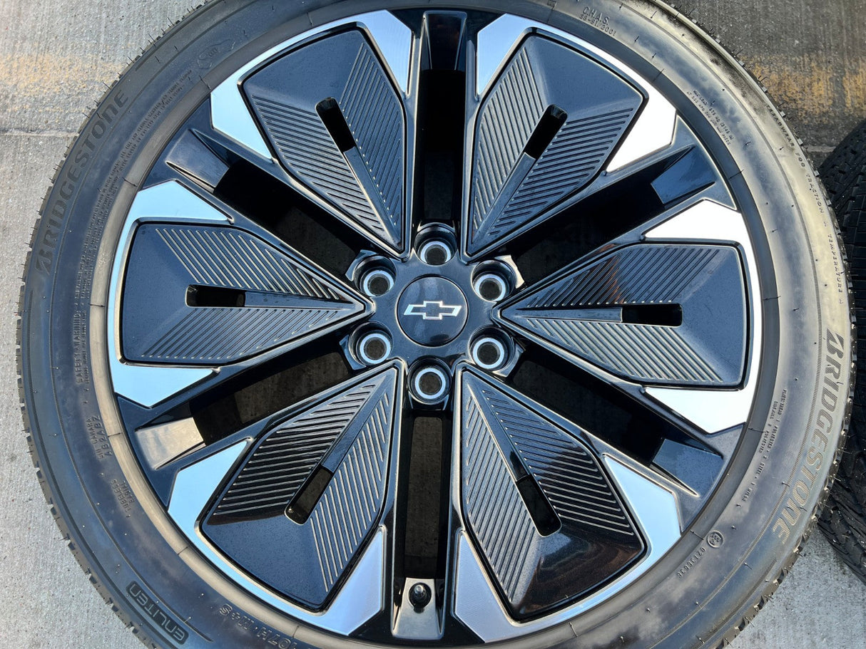 21" Chevy Blazer SS EV OEM 14119 wheels rims 2024 2025 2026 BRIDGESTONE NEW Texas Truck Tire