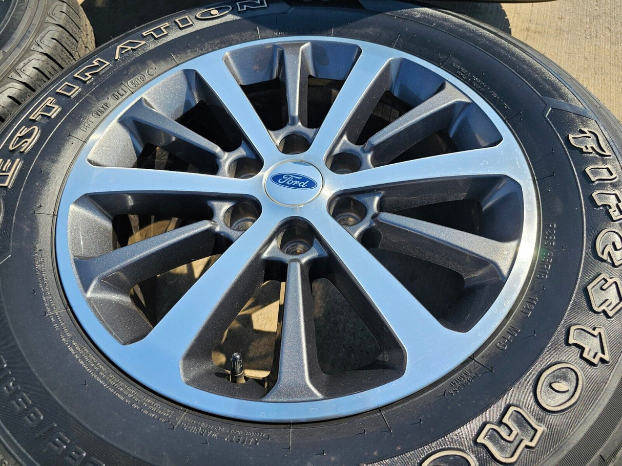 18" Ford F-150 Expedition 10142 OEM rims wheels tires 2018 2019 2020 2022 2023 Texas Truck Tire