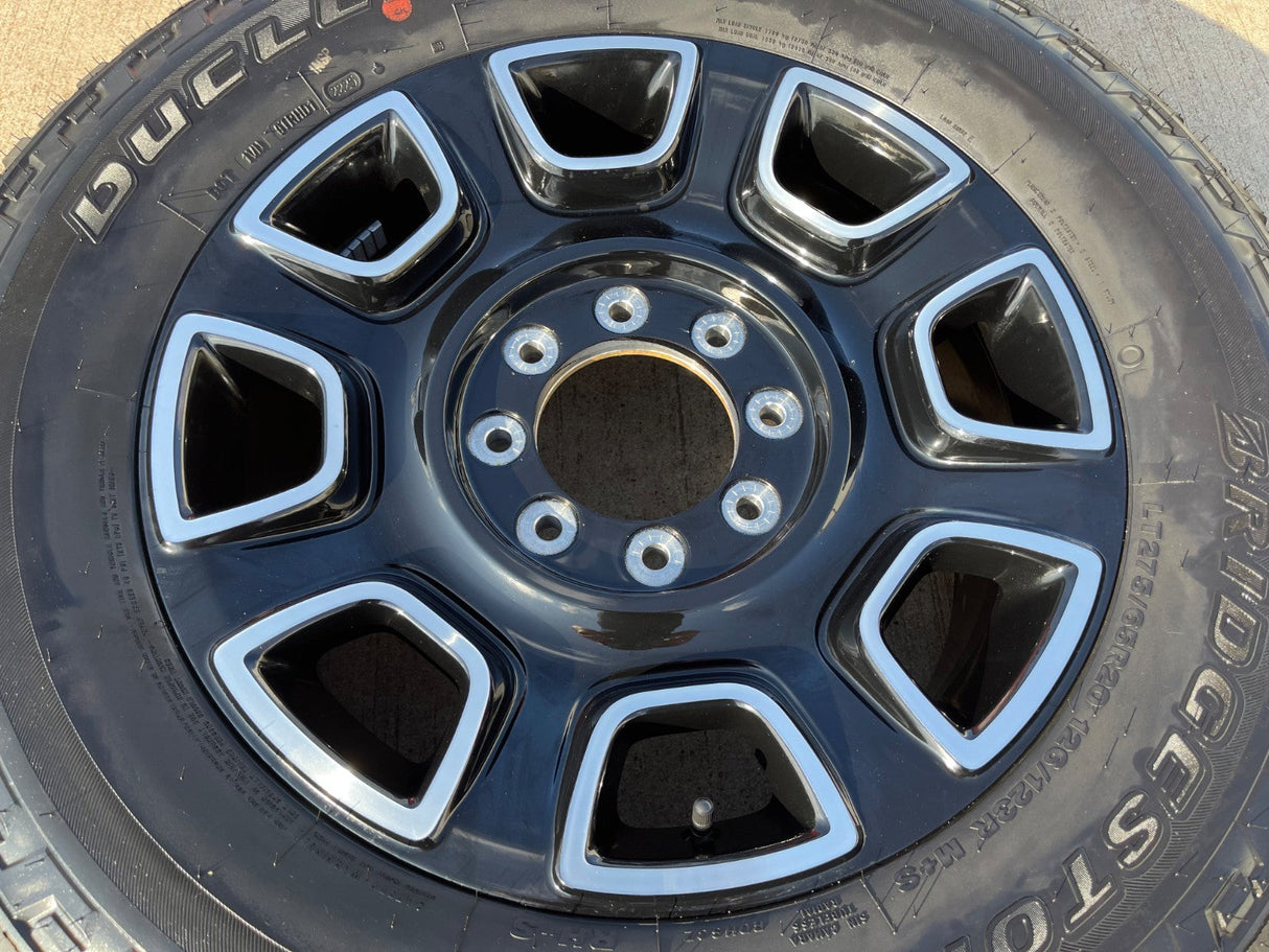 20" Ford F-250 F-350 OEM Lariat Platinum wheel rim 10486 tire 2025 2026 NEW Texas Truck Tire