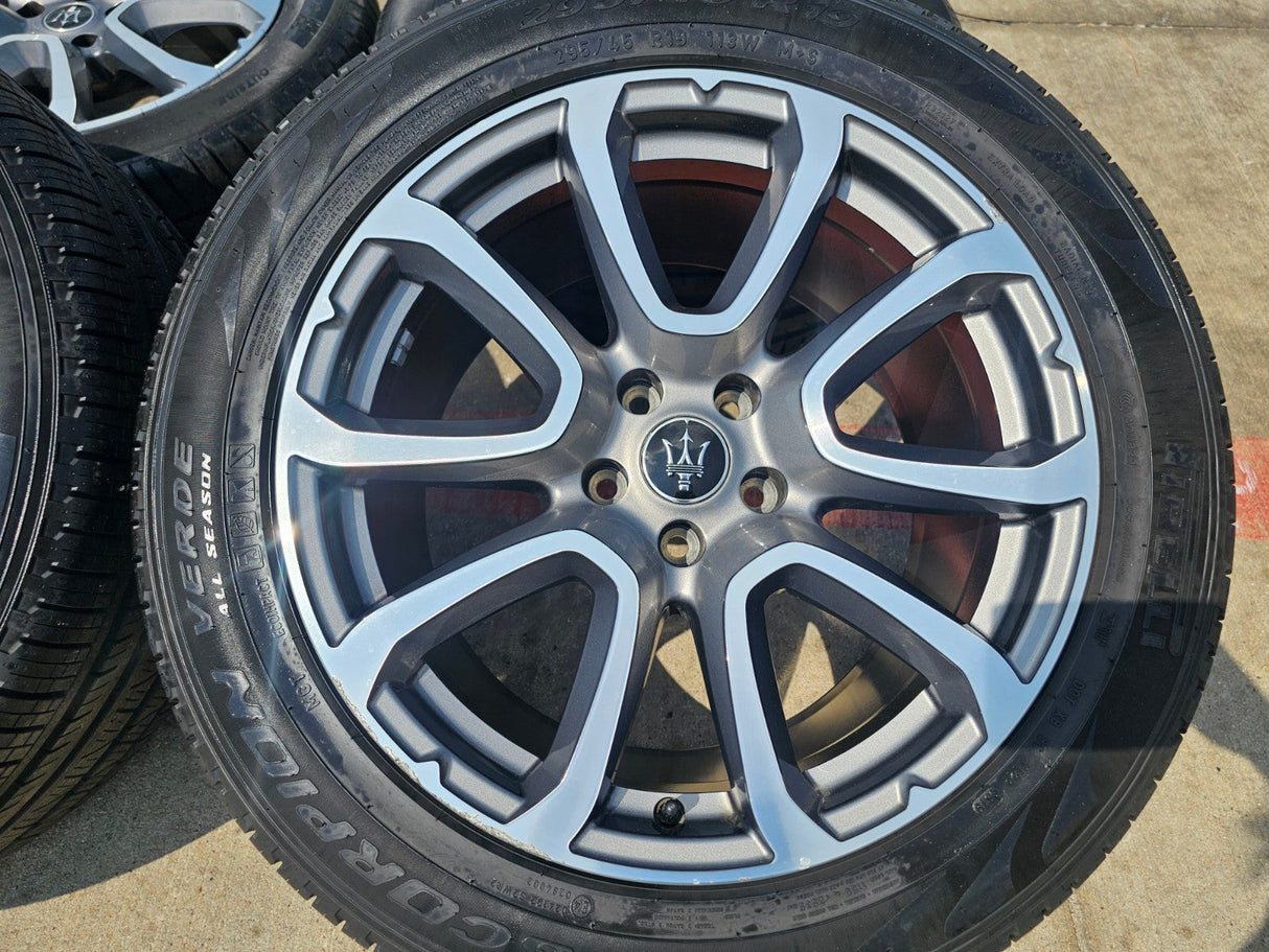19" Maserati Levante OEM wheels rims tires Texas Truck Tire