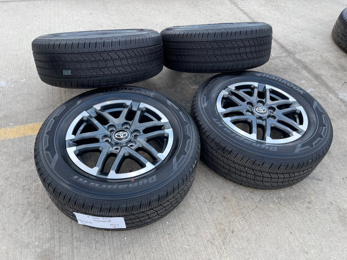 18" Toyota Tacoma 4Runner LIMITED OEM 10641 wheels rims 2024 2025 2026 NEW Texas Truck Tire