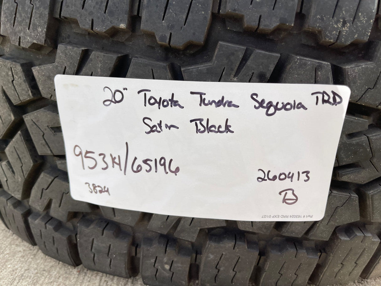 20" Toyota Tundra TRD OEM wheels rims 95314 65196 Sequoia TOYO A/T3 35" Texas Truck Tire
