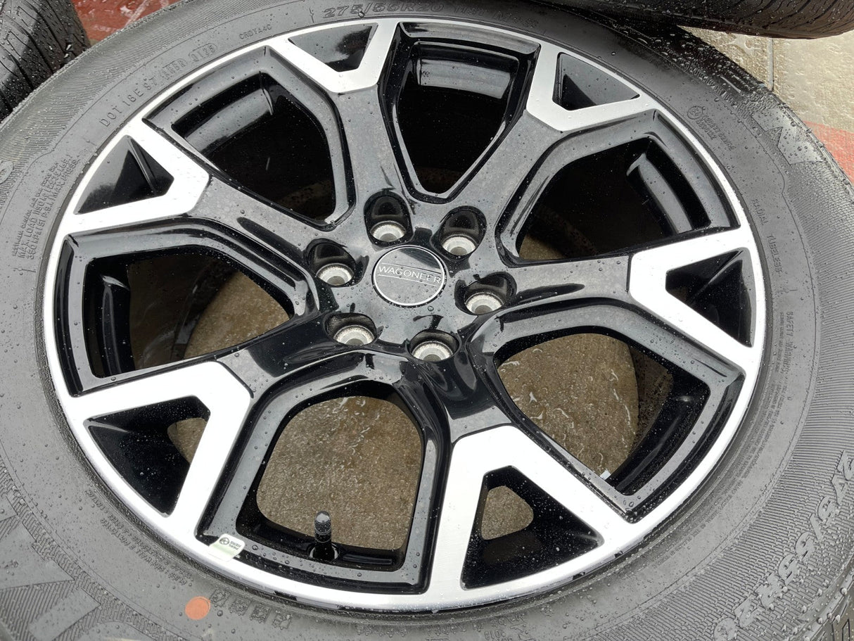 20" Jeep Grand Wagoneer Dodge Ram 1500 OEM black 9296 wheels rims 2025 2026 NEW Texas Truck Tire