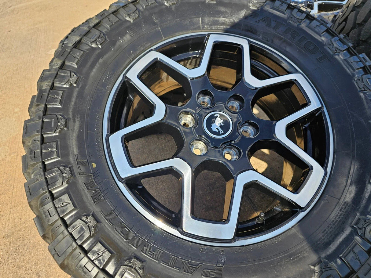 18" Ford Ranger Bronco wheels rims 95213 tires 2022 2023 2024 2025 33" Texas Truck Tire