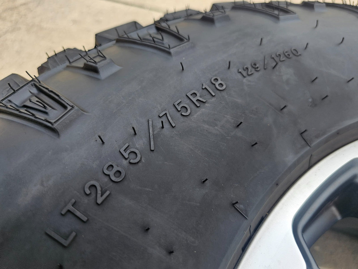 (1) 18" Ford F-250 F-350 OEM TREMOR 10482 rim wheel DURATRAC Spare Texas Truck Tire