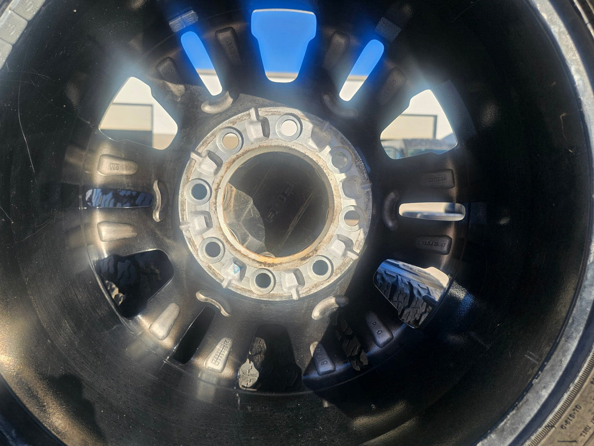 20" GMC Sierra Chevy 2500 OEM 5957 BLACK DIAMOND wheels rims 2024 2025 GOODYEAR Texas Truck Tire