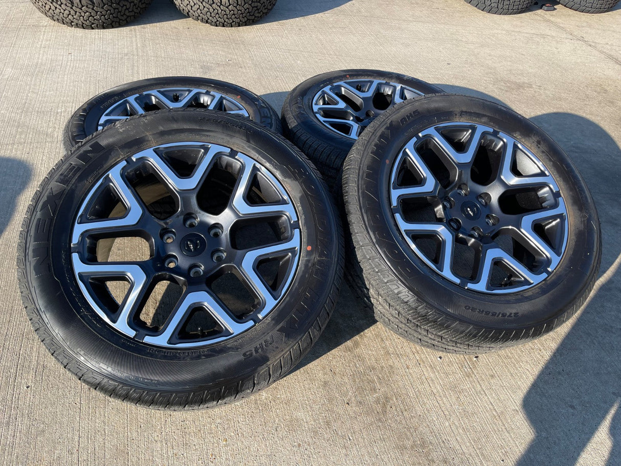 20" Dodge Ram 1500 OEM 94059 Laramie wheels rims 68583860AA 2024 2025 2026 Texas Truck Tire